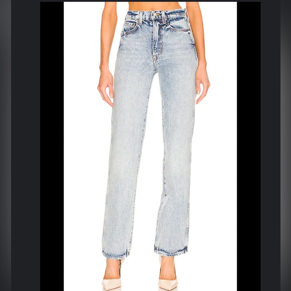 GRLFRND sara slim straight jeans size 28